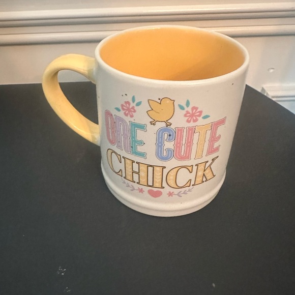 Charming Yellow 'One Cute Chick' Mug - Picture 3 of 4